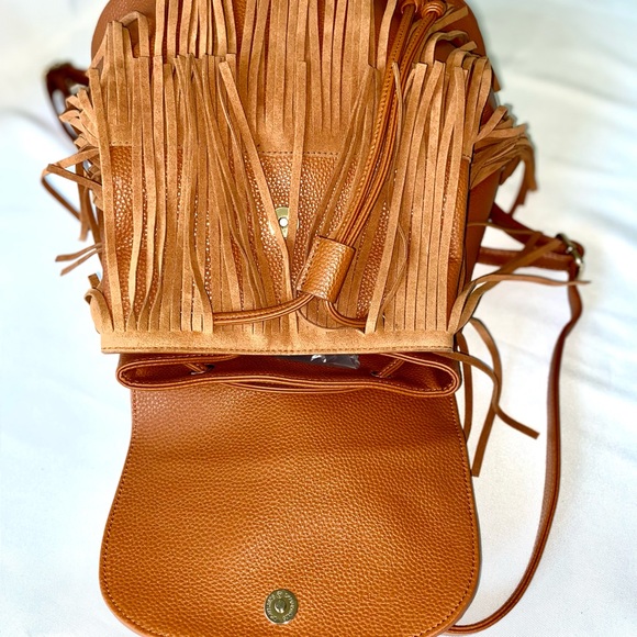 VENUS Leopard Backpack Tassels Purse Animal Print - Picture 16 of 17